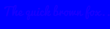 Image with Font Color 1500FF and Background Color 0000FF
